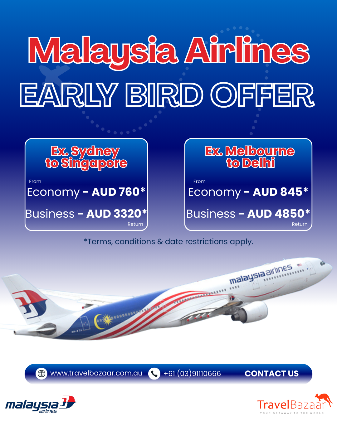 Malaysia Airways Early Bird Sale